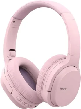Havit I62 ružová / Bezdrôtové slúchadlá / mikrofón / doba prehrávania až 8 h / Bluetooth 5.1 / USB-C (I62)