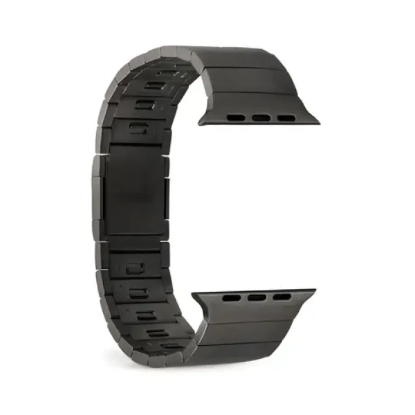 Puro Titan čierna / Remienok pre Apple Watch / Nerezová oceľ / 42/44/45/49 mm