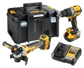 DeWalt DCK2026P2T-QW / Sada aku náradia: DCD805 + DCG405 / 2x 18V 5,0 Ah (DCK2026P2T-QW)