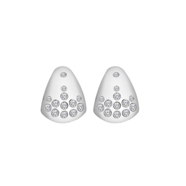 Hot Diamonds Dizajnové strieborné náušnice s diamantmi a topásami Spritz DE835