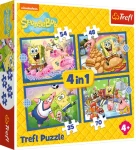 Trefl Puzzle SpongeBobov život 4v1