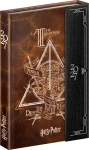 NOTIQUE Týždenný magnetický diár Harry Potter - Dary smrti 2027 / Diár / 11 × 16 cm / Magnetické uzatváranie