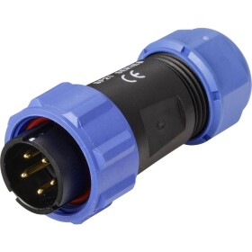 Weipu SP2110 / P 5C II guľatý faston, 1 ks; SP2110 / P 5C II