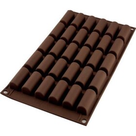Silikónová forma na čokoládu Mini Buche 30x14ml - Silikomart - Silikomart