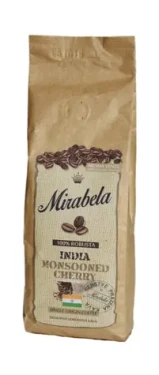 Mirabela India Monsooned 225 g / Zrnková káva / 100% Robusta (8595631700587)