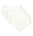SLOGGI GO DAILY COTTON - 3× vysoký pás z česanej organickej bavlny Sloggi SILK WHITE XXL