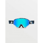 Dámske/pánske snowboardové okuliare Volcom YAE LAGOON TIE DYE/BLUE CHROME s UV ochranou v modrej farbe (VG0722110) Jedna velikost