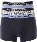 Pánske boxerky 3Pack 112131 4R717 Blue Emporio Armani