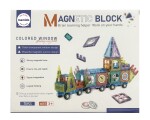 Mamido Mamido Farebná magnetická stavebnica vláčik, autíčka 75 dielikov MT1591