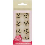 Cukrové ozdoby lebky 8 ks - FunCakes - FunCakes