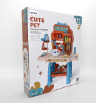 Mamido Mamido Detský stolček malý veterinár - starostlivosť o domácich miláčikov 46 dielov