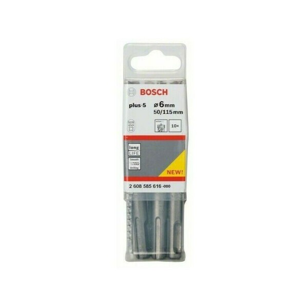 Vrták Bosch SDS PLUS-5, priemer 6 mm, pracovná dĺžka 50 mm