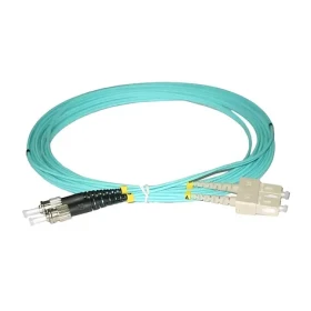 Xtendlan FO patch ST-SC / Optický patch kábel / 1 m / OM3 50/125 / Duplex / LS0H (FOP-STSC-D-1-50-OM3)