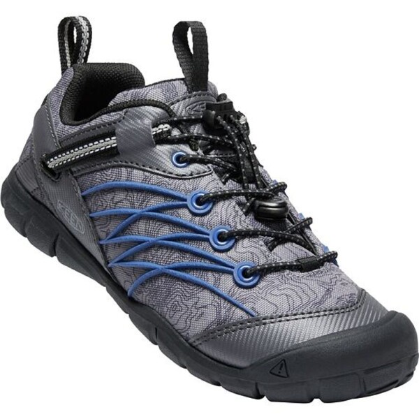 Outdoorové topánky CHANDLER CNX C Black/bright cobalt, Keen, 1026306, sivá - 25/26