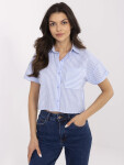 Košeľa NM KS KA 01148.50P bielo-modrá M/L