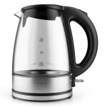 Niceboy ION Kettle K1 čierna / Rýchlovarná sklenená kanvica / 2200W / 1.7L / LED (kettle-k1-black)