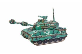 Woodcraft Drevené 3D puzzle Stredný tank