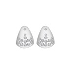 Hot Diamonds Dizajnové strieborné náušnice s diamantmi a topásami Spritz DE835