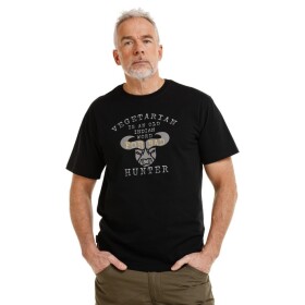 Bushman Pánske tričko Caram, čierne XXXXL