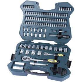 Brüder Mannesmann súprava nástrčných kľúčov, metrický, 1/4 (6,3 mm), 1/2 (12.5 mm), 115-dielna, M98415; M98415