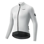 Rockbros YDWT006 TVI bielo-šedá / Dámsky cyklistický dres / Zateplený / Jeseň-zima / Veľkosť M