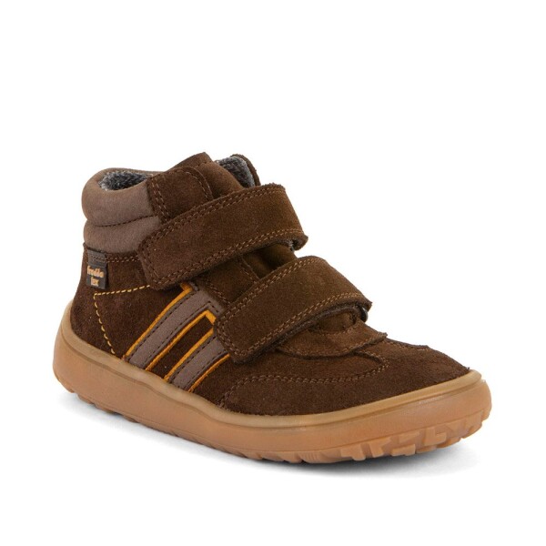 Detské celoročné členkové barefoot topánky F-MOTION TEX DARK BROWN Froddo G3110285-3 - 33