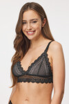 Podprsenka Black Tattoo Bralette nevystužená