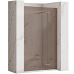 REA/S - Sprchové Dvere Hugo 90 Copper Brush KPL-K6961