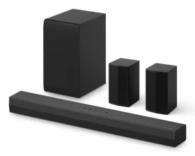 LG S40TR čierna / Soundbar 4.1 / výkon 400W / bezdrôtový subwoofer / Bluetooth / USB / HDMI (S40TR.DEUSLLK)