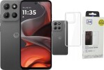 Motorola Moto G15 8/128GB Grafitovy + Etui Clear Case