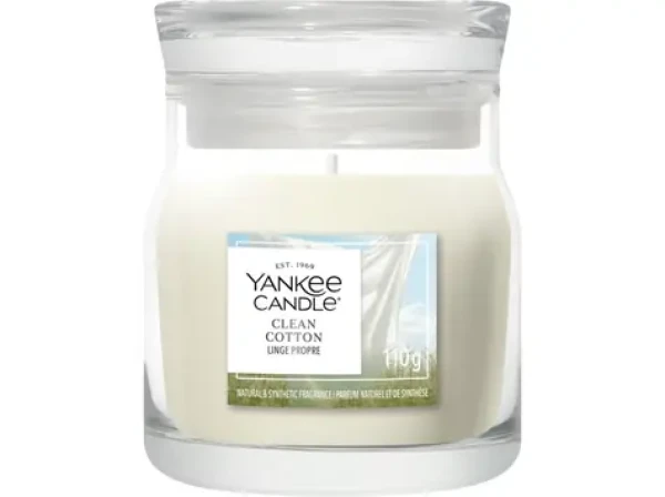 Yankee Candle Clean Cotton Signature Malý (5038581190976)