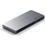 Satechi Thunderbolt 4 Dock sivá / 3x USB-C / 2x USB-A / 2x HDMI / RJ45 / 3.5mm jack / SD / DC (ST-DT4MDM-EU)