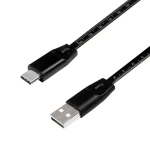 LogiLink USB-A - USB-C 1m čierna / Kábel USB / USB 2.0 / 5V/3A (CU0157)