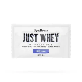 Just Whey Grass-Fed Protein - GymBeam (cookies cream, 30 g) (42850-15-30g-cookies&cream)