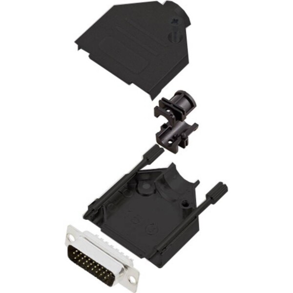 Encitech DTZK15-BK-HDP26-K 6355-0102-02 D-SUB zástrčka 180 ° Pólov: 26 spájkovaný 1 ks; 6355-0102-02