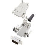 Encitech DTZF09-DBP-K 6355-0044-01 sada D-SUB kolíkové lišty 180 ° Pólov: 9 spájkovaný 1 sada; 6355-0044-01