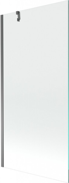 MEXEN/S - Next vaňová zástena FIX 90 x 150, transparent, grafit metal 895-090-000-00-00-95