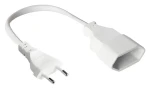 Good Connections Euro predlžovací kábel biely / Predlžovací kábel / 1 m / 250 V / VDE (P0300-W010)