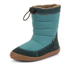 Detské zimné barefoot snehule UP TEX SNOW WOOL Petroleum G3160249-3 - 38