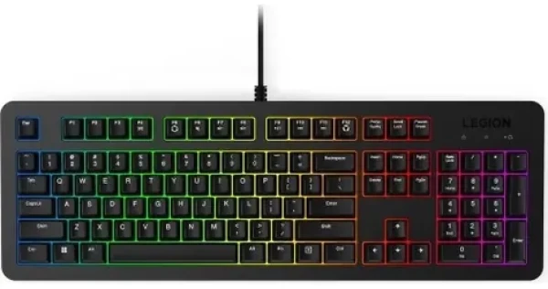 Lenovo Legion K300 RGB čierna / Herná klávesnica / Drôtová / CZ/SK layout / RGB podsvietenie (GY41N91871)