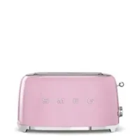 SMEG TSF02PKEU ružová / Hriankovač / 1500 W / 2 sloty / 4 hrianky / 6 stupňov opečenia (TSF02PKEU)