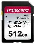 Transcend 340S SDXC 512GB / Pamäťová karta / Class 10 / UHS-I U3 / V30 / A2 (TS512GSDC340S)