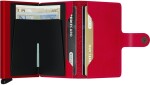 Kožená mini peňaženka Secrid Miniwallet Original Red-Red