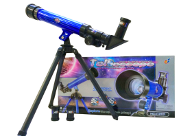 Mamido Vzdelávací teleskop na statíve 20x 30x 40x modrý