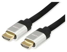 Equip HDMI 2.1 1 m čierna / Kábel / 8K / 60 Hz / 48 Gbps (119380)