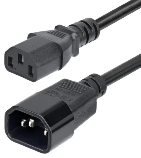 StarTech Predlžovací napájací kábel C14-C13 / Napájací predlžovací kábel / 4,5 m / 15A / 250V / KEMA-KEUR (PXTC13C141415FEU)