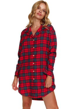 Dámska nočná košeľa 7126 - Doctornap Červená L/XL