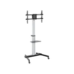 Brateck FS44-46TW / ALU pojazdný stojan pre TV 37"-86" / nosnosť 50kg (BRFS4446TW)