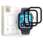 Tech-Protect Glass Flex+ Apple Watch 44mm čierna / Ochranné sklo / Hybridné / 2 ks