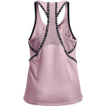 Dámske tielko 1360831 Knockout Mesh Back Tank FW21 - Under Armour XL melange-šedá